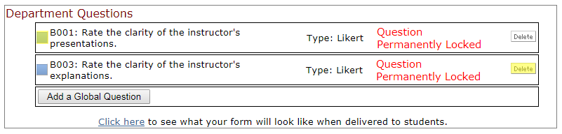 Delete or Rearrange Global Questions Image