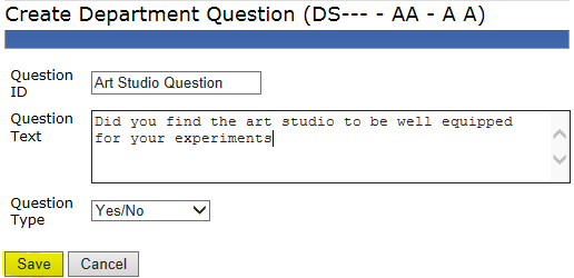 Create Department Question Content Image