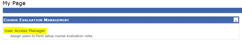 User Access Manager Image